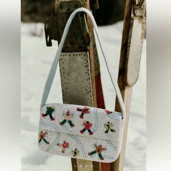 Anthropologie The Fiona Beaded Bag - Winter Edition - Picture 4 of 4